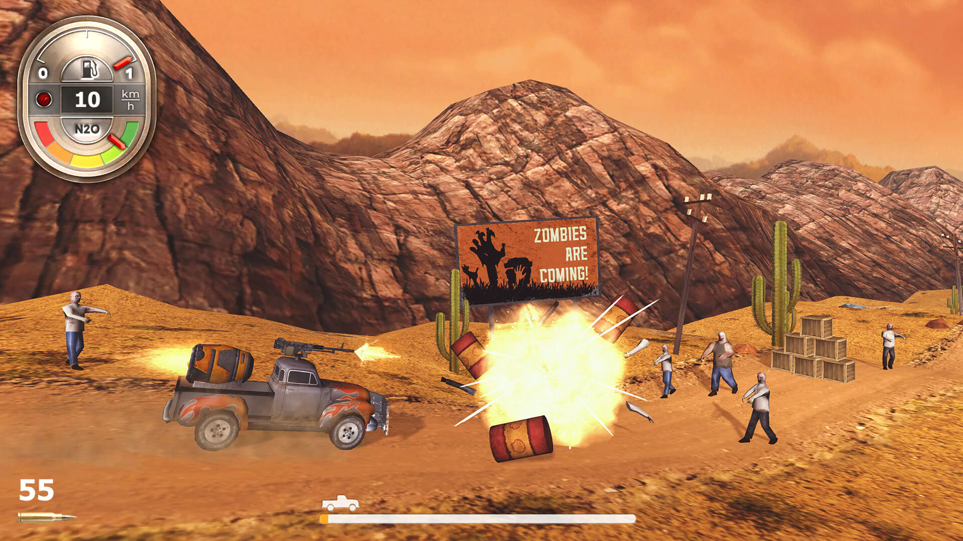 Screenshot for Zombie Derby