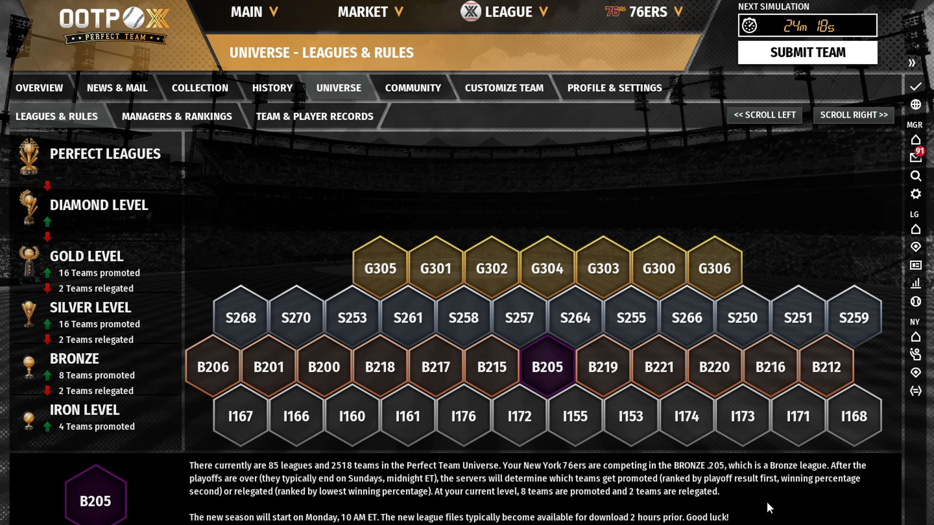 Screenshot for Out of the Park Baseball 20