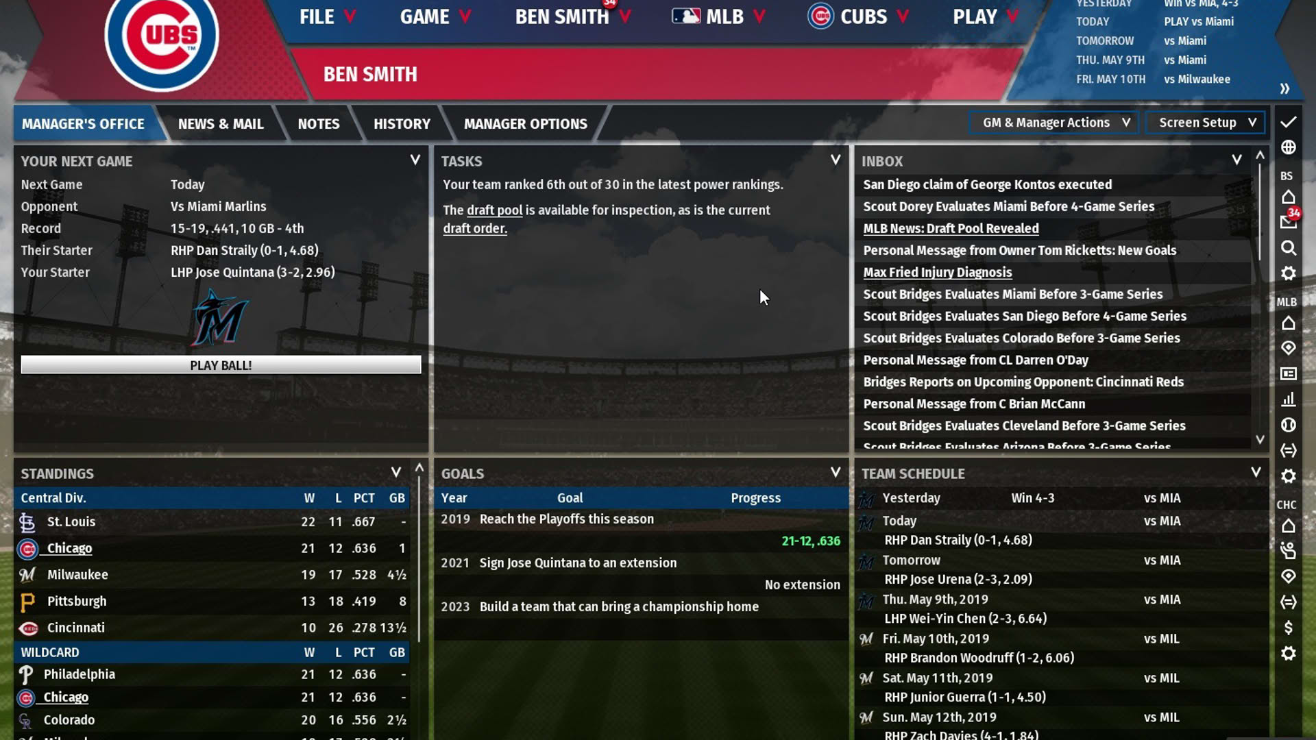Screenshot for Out of the Park Baseball 20