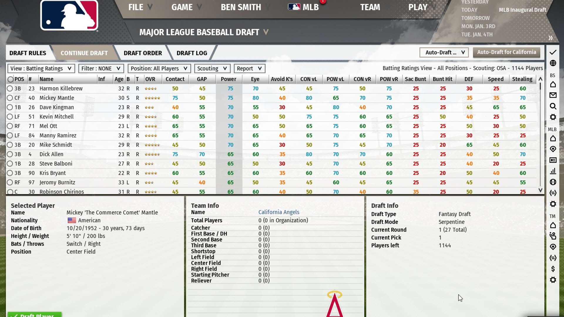 Screenshot for Out of the Park Baseball 20