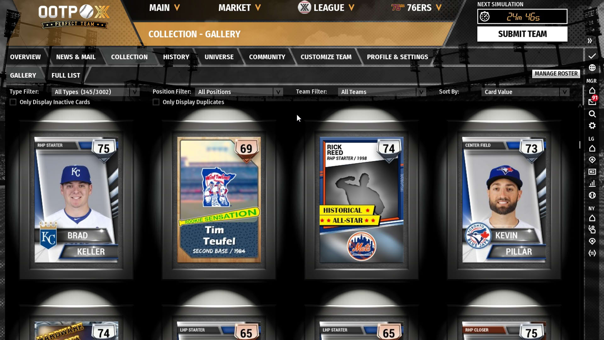 Screenshot for Out of the Park Baseball 20