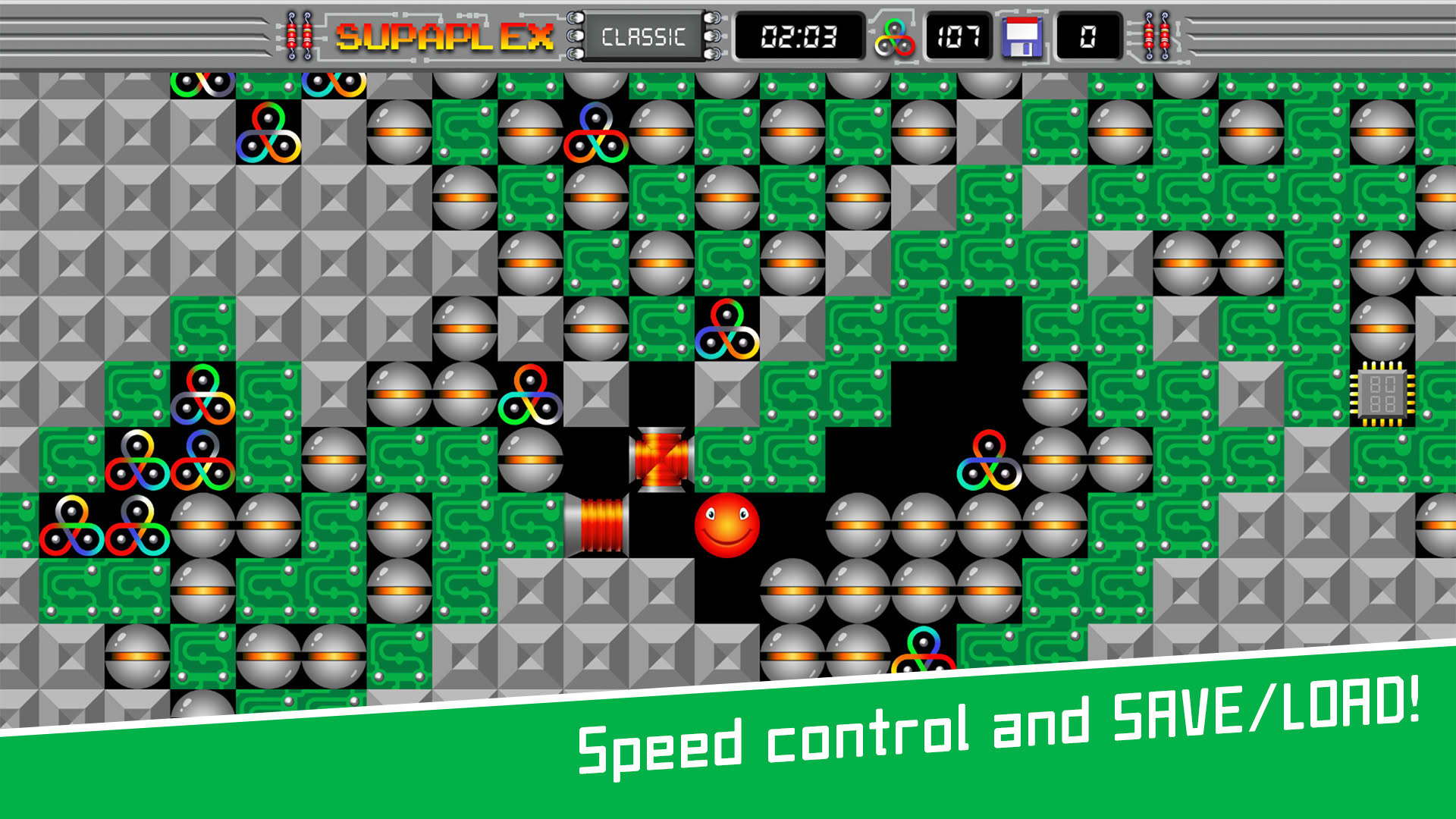Screenshot for Supaplex