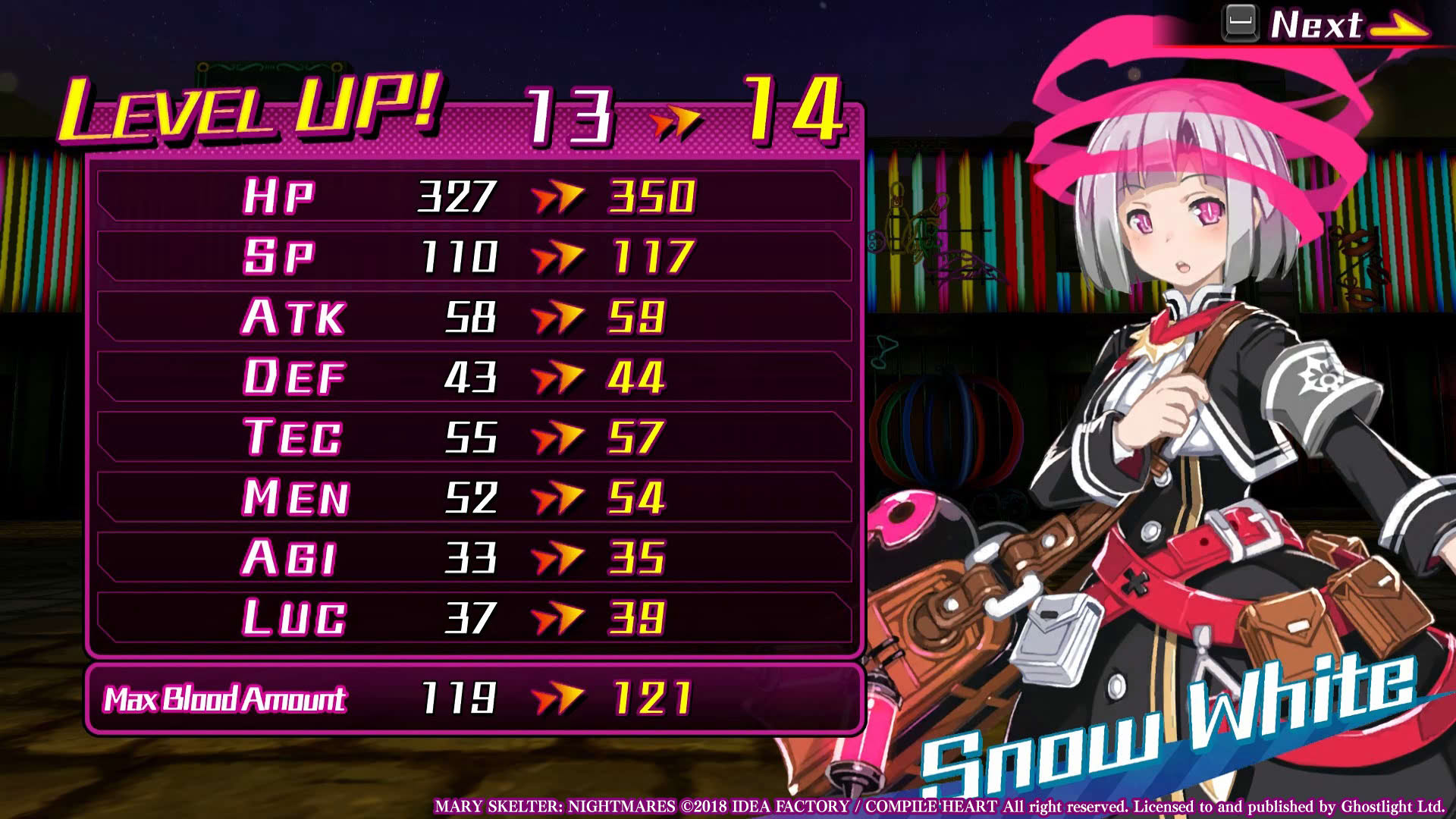 Screenshot for Mary Skelter: Nightmares