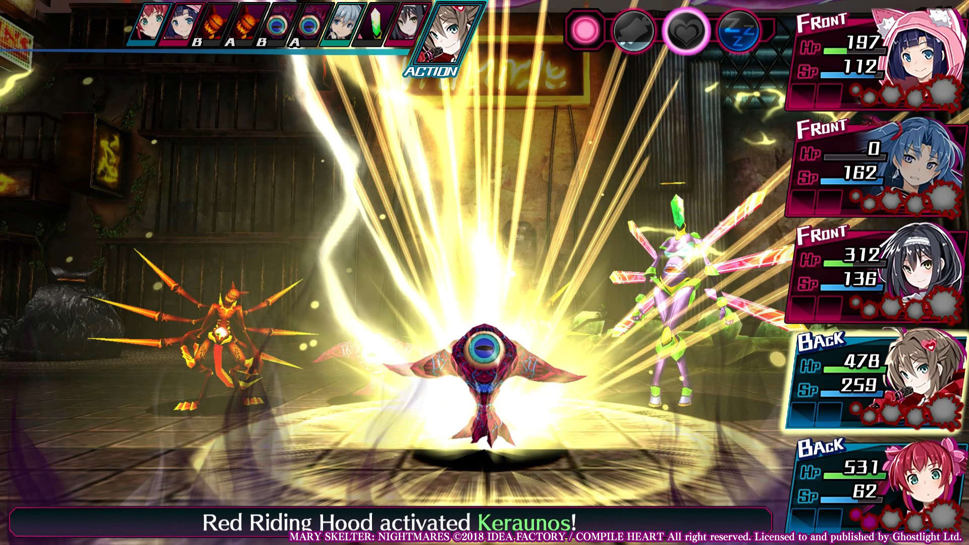 Screenshot for Mary Skelter: Nightmares