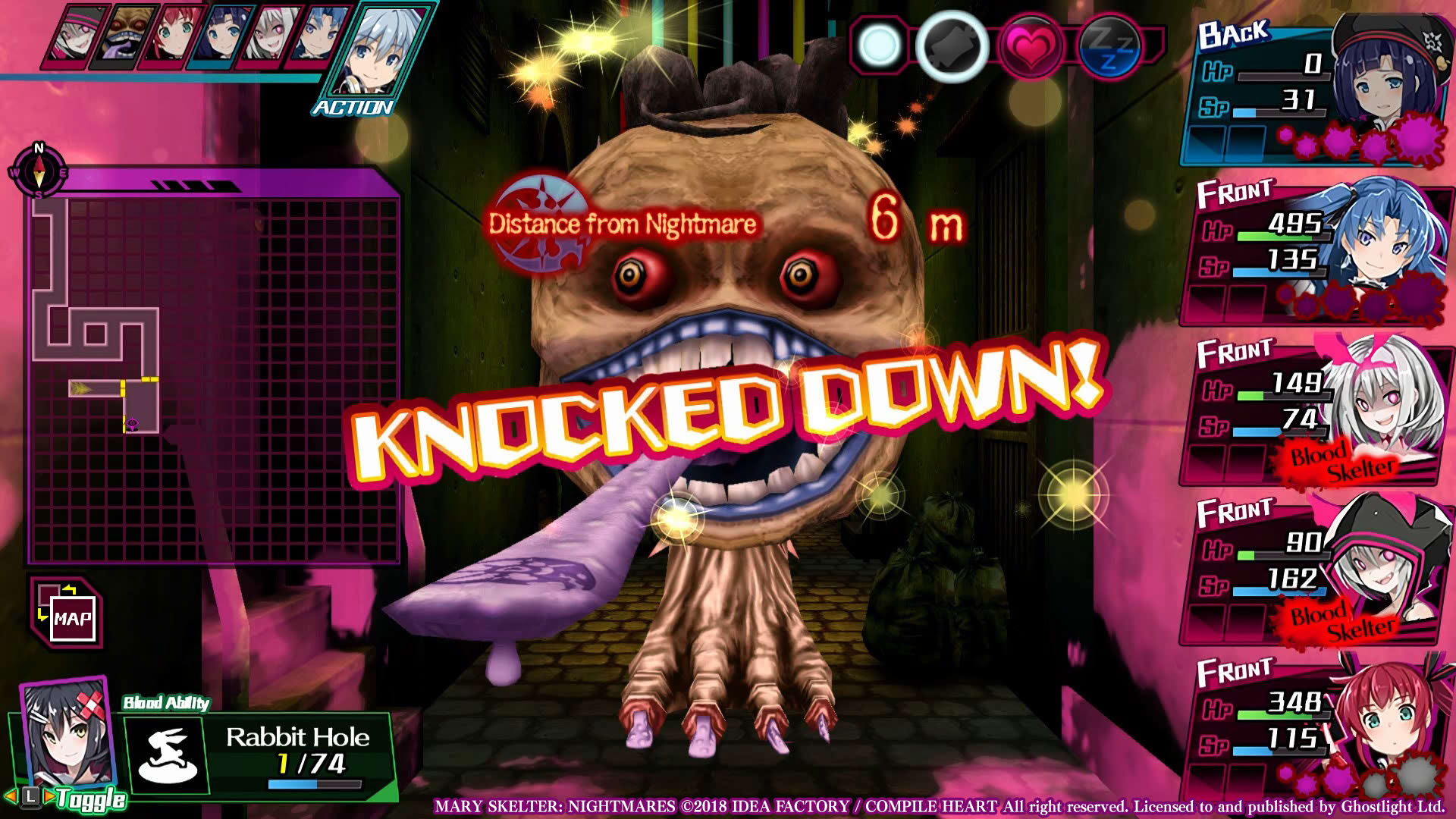 Screenshot for Mary Skelter: Nightmares