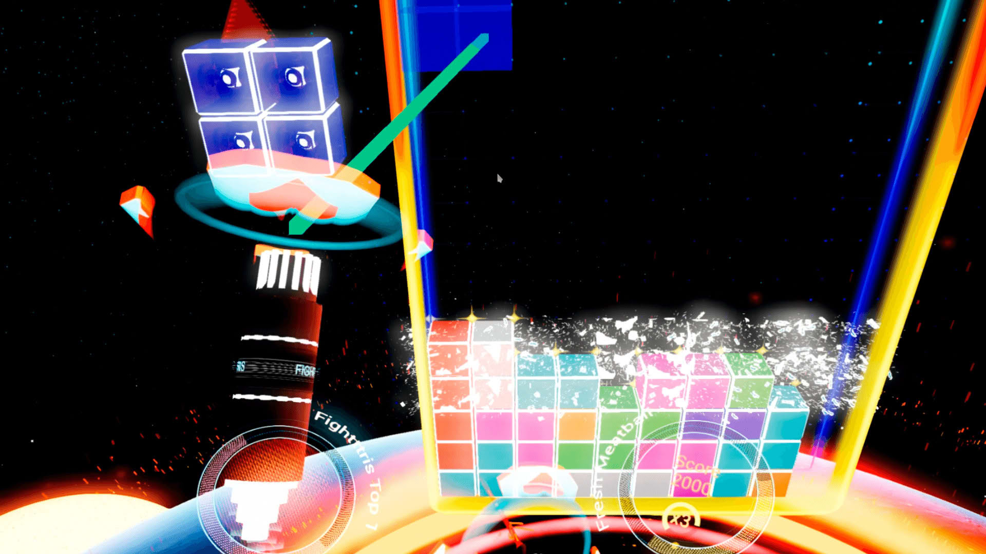 Screenshot for Fightttris VR