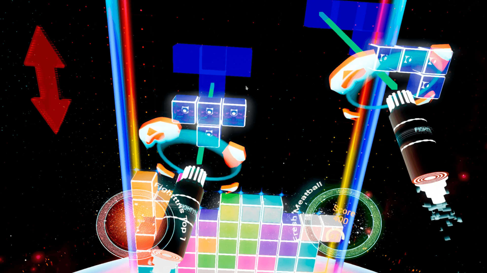 Screenshot for Fightttris VR