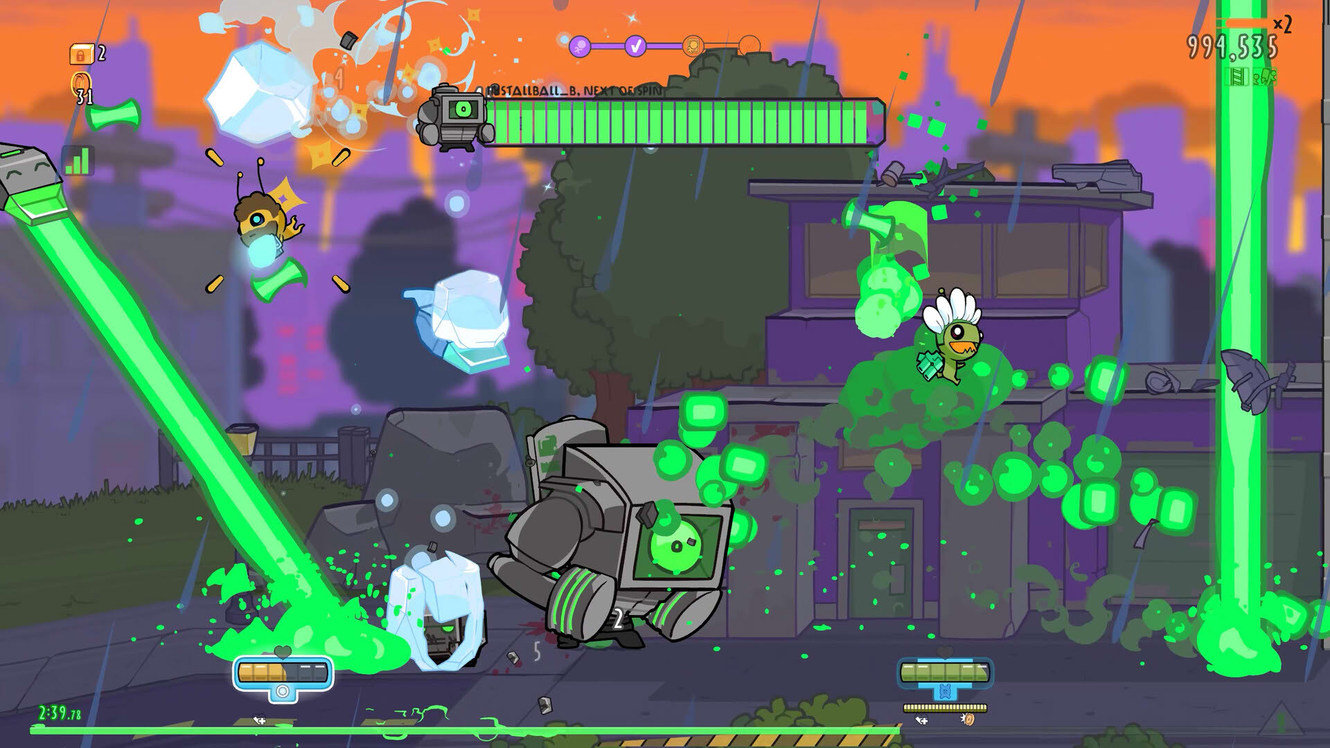Screenshot for Alien Hominid Invasion