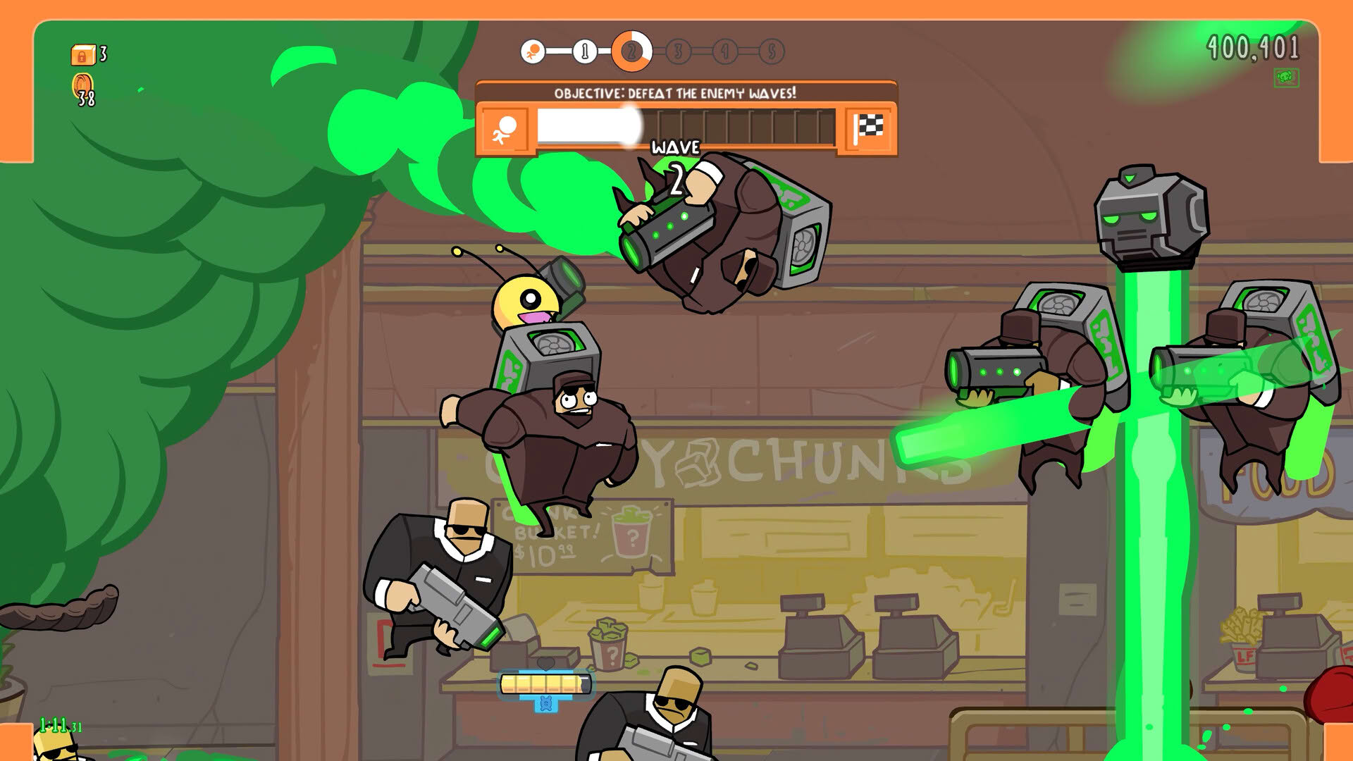 Screenshot for Alien Hominid Invasion