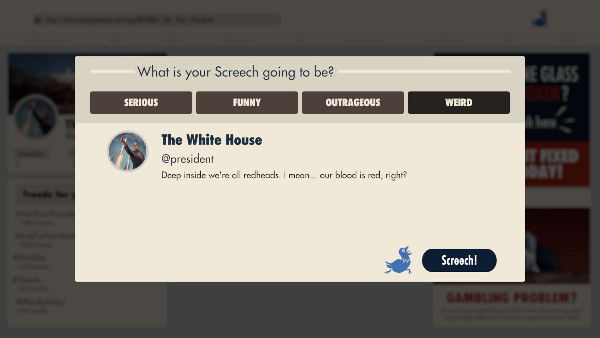 Screenshot for I am Your President