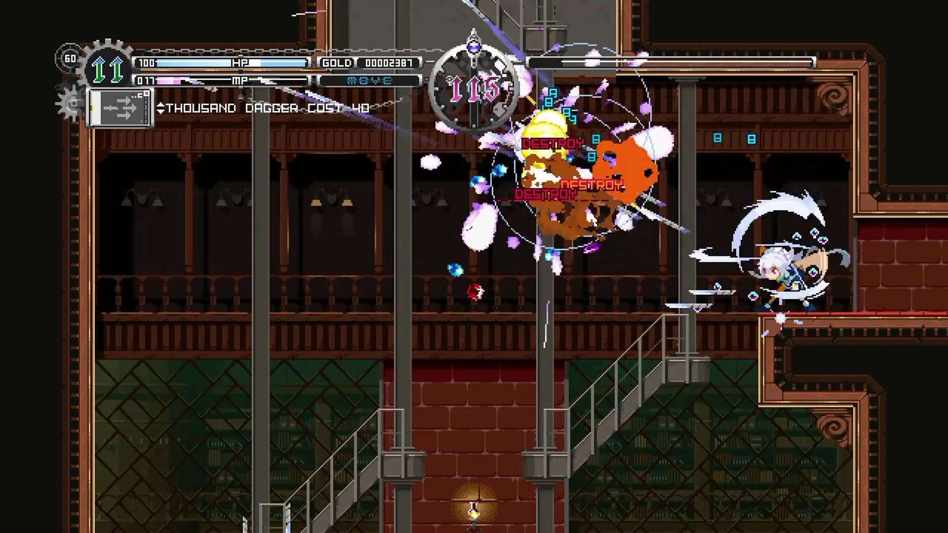 Screenshot for Touhou Luna Nights