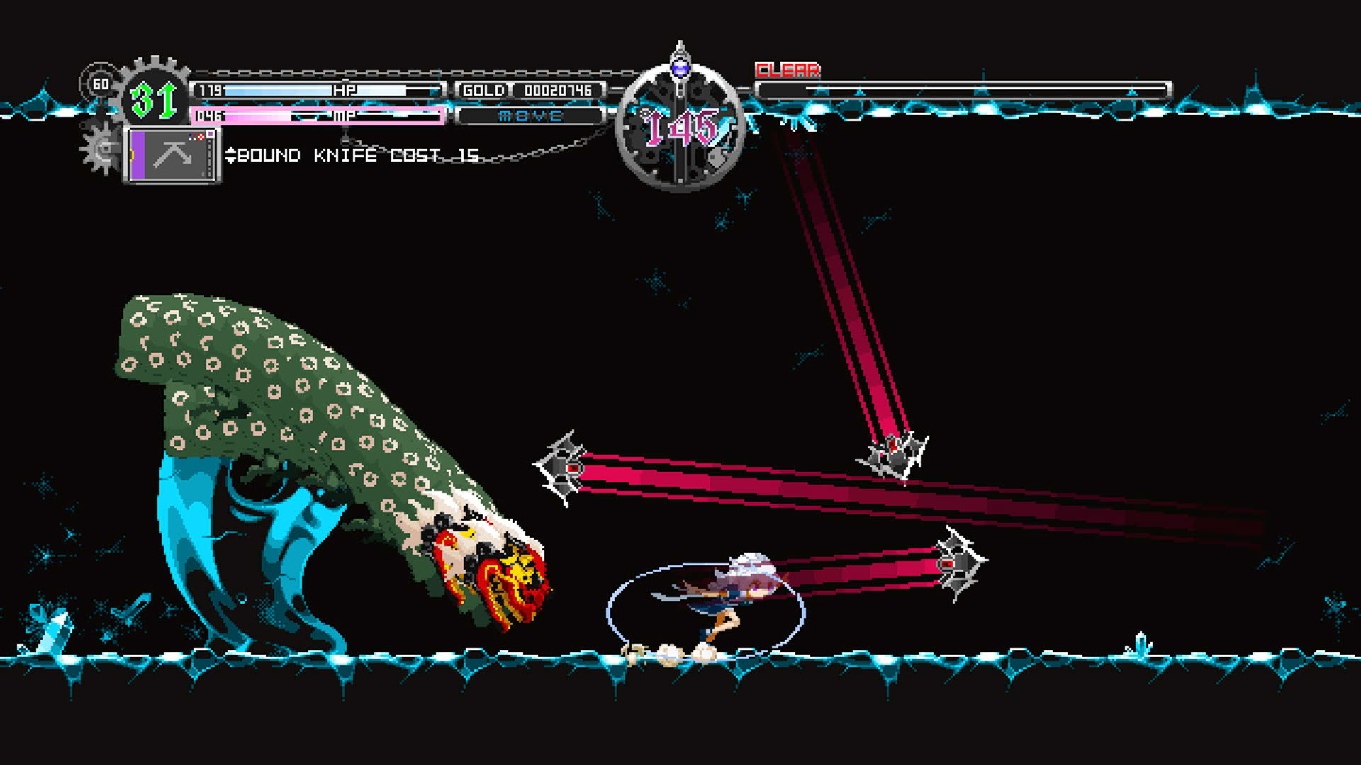 Screenshot for Touhou Luna Nights