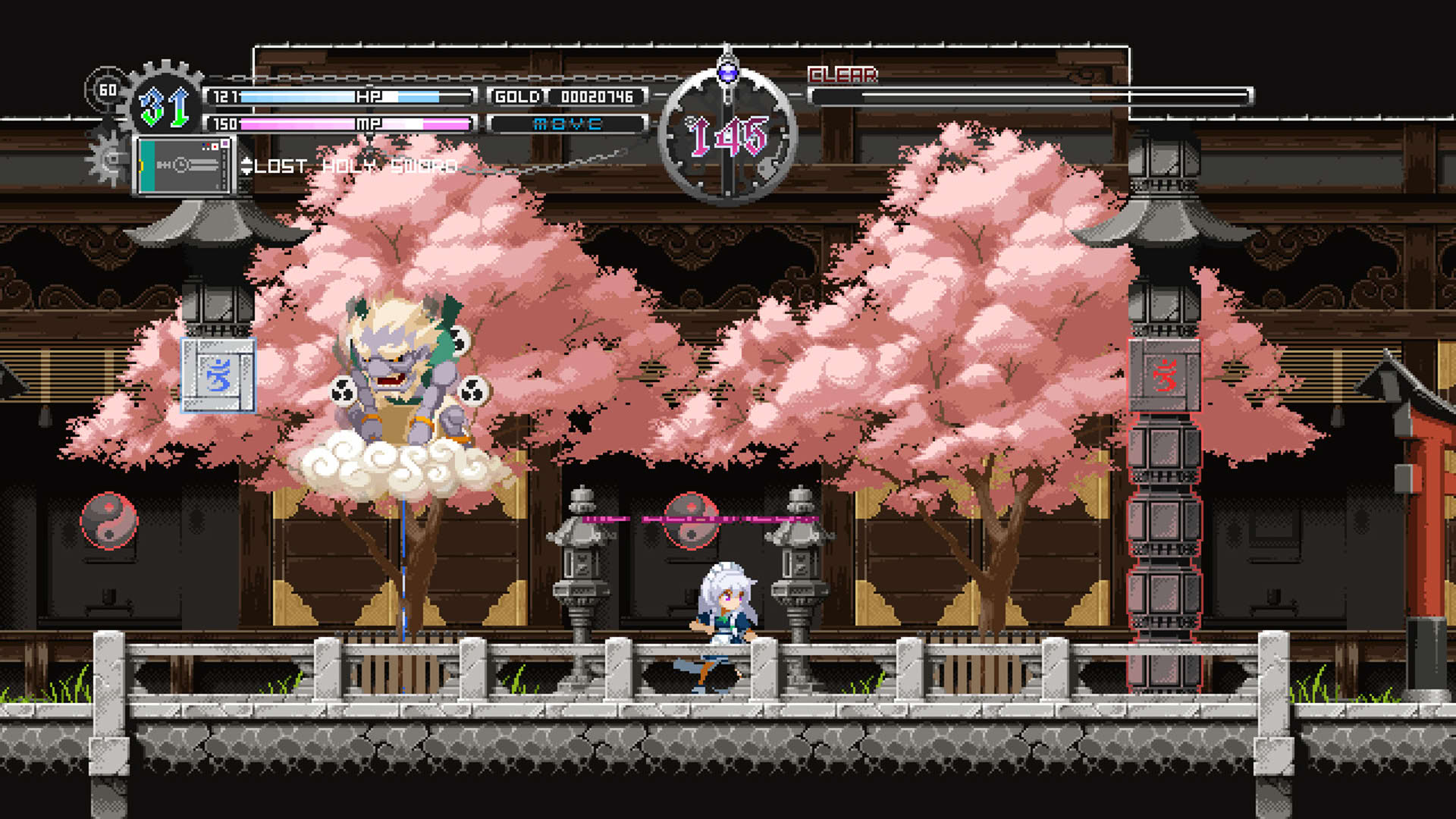 Screenshot for Touhou Luna Nights