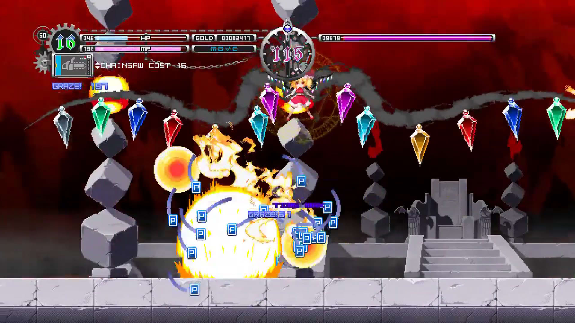 Screenshot for Touhou Luna Nights