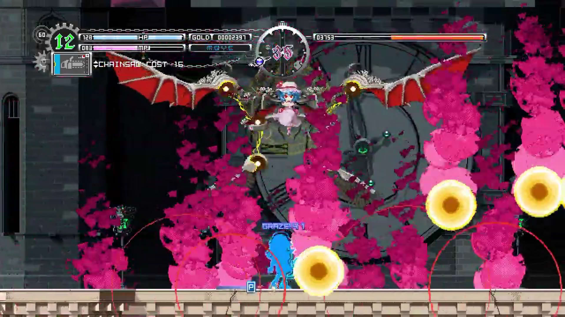 Screenshot for Touhou Luna Nights