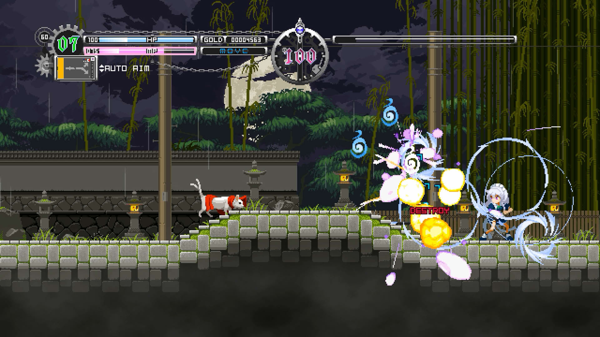 Screenshot for Touhou Luna Nights