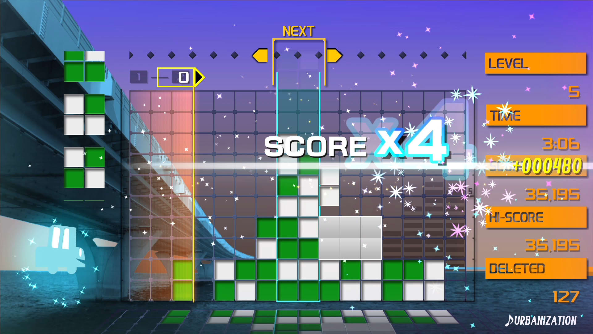 Screenshot for Lumines Remastered