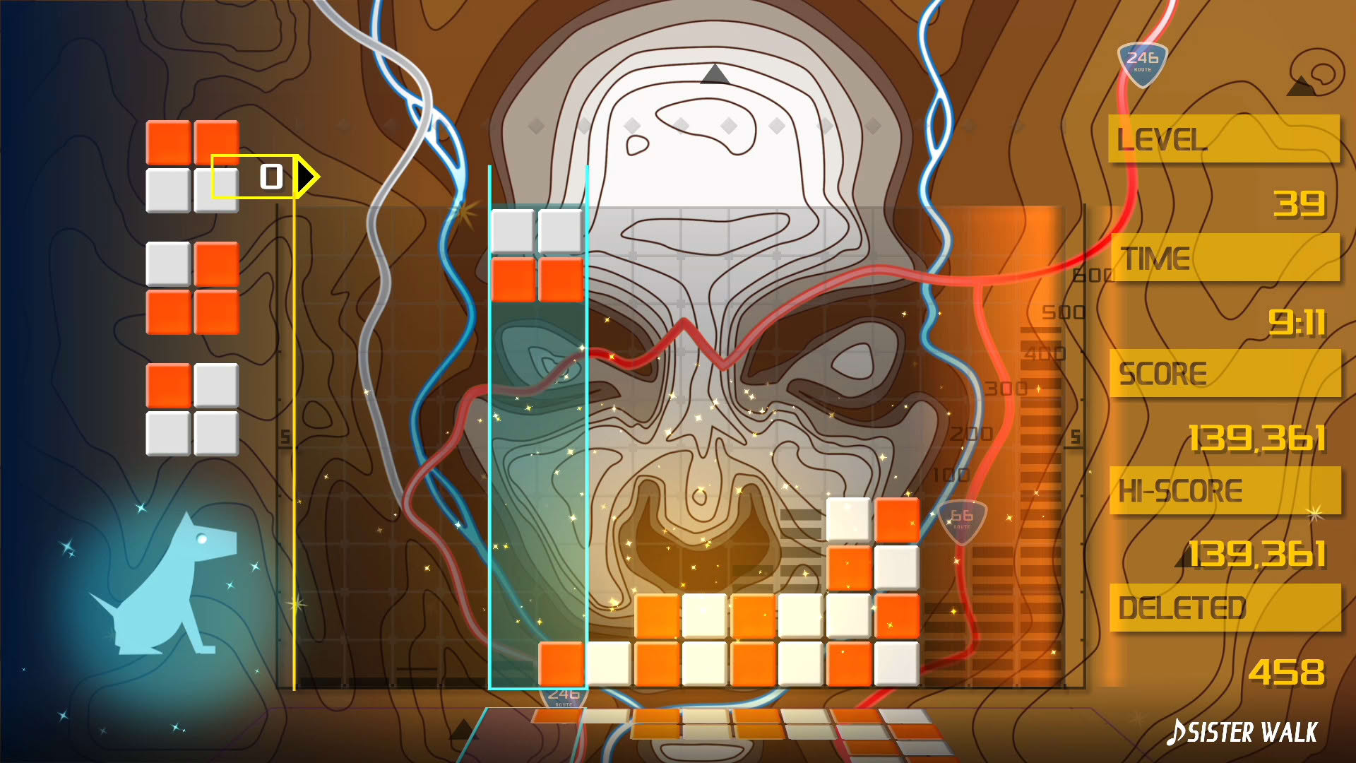 Screenshot for Lumines Remastered