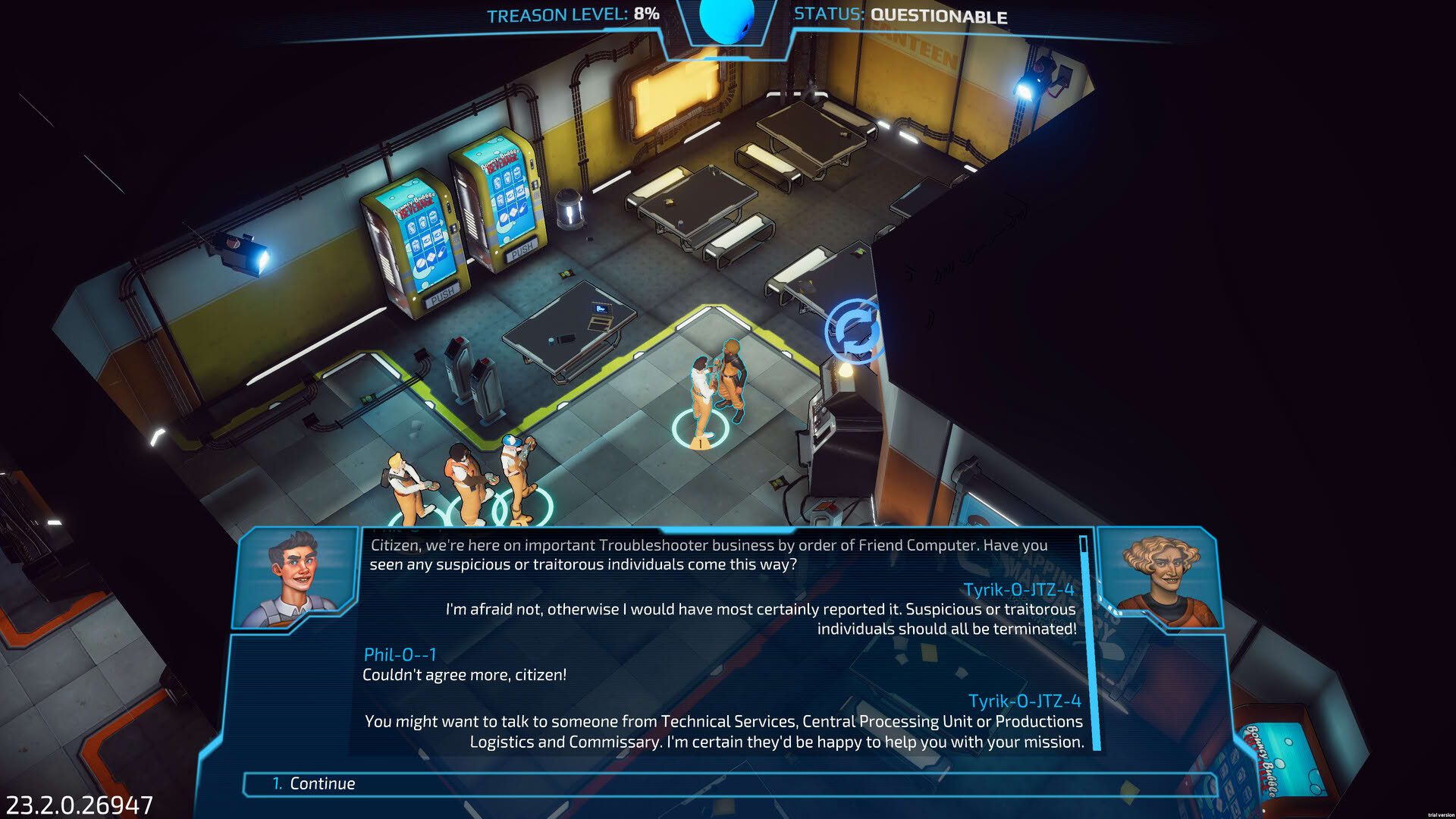 Screenshot for Paranoia: Happiness is Mandatory
