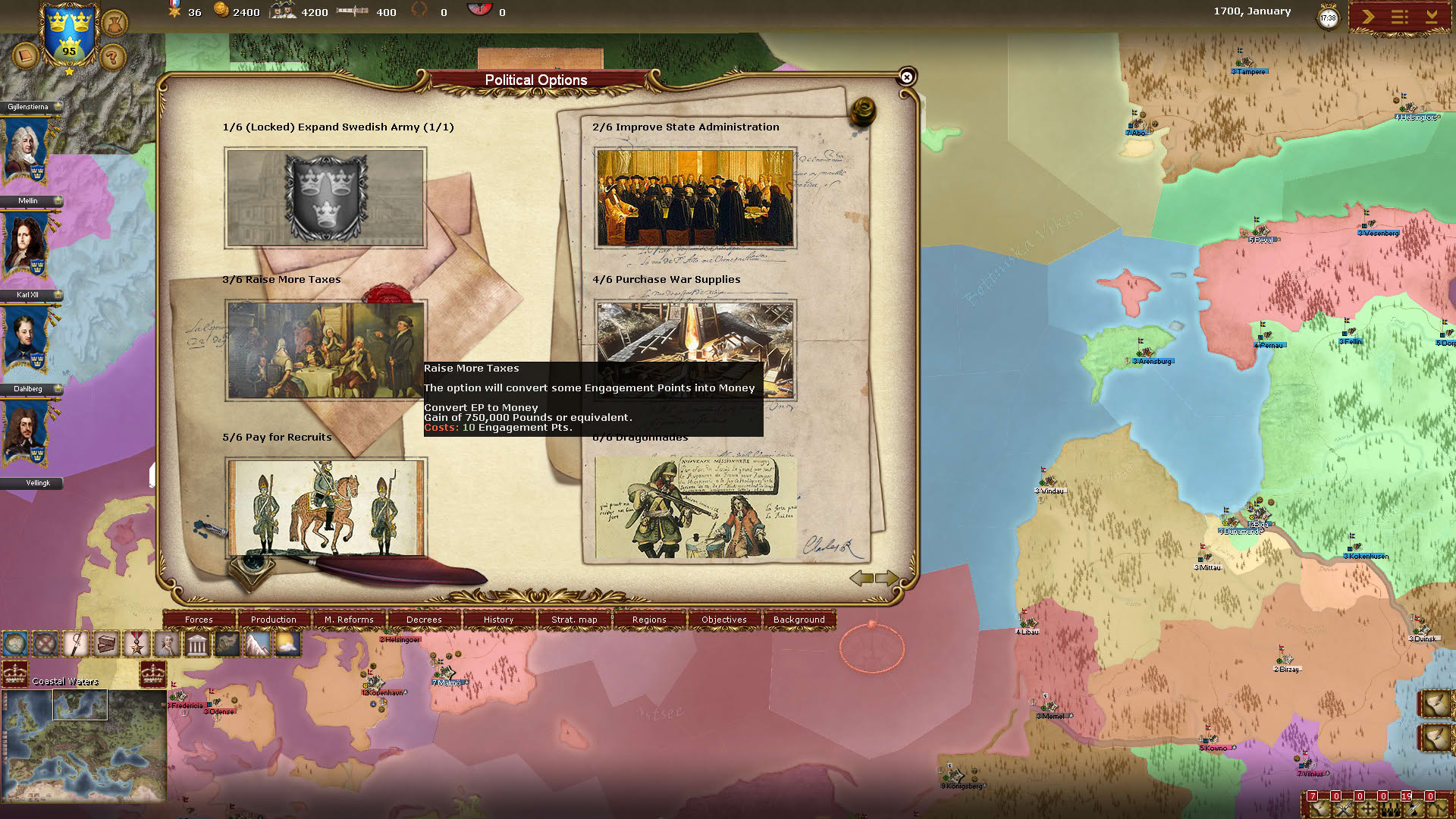 Screenshot for Wars of Succession