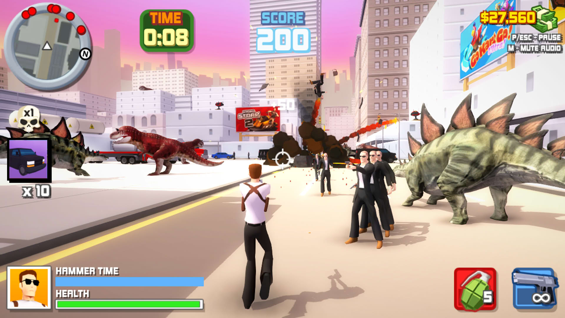 Screenshot for Hero Hunters: Jurassic Shooting Sniper