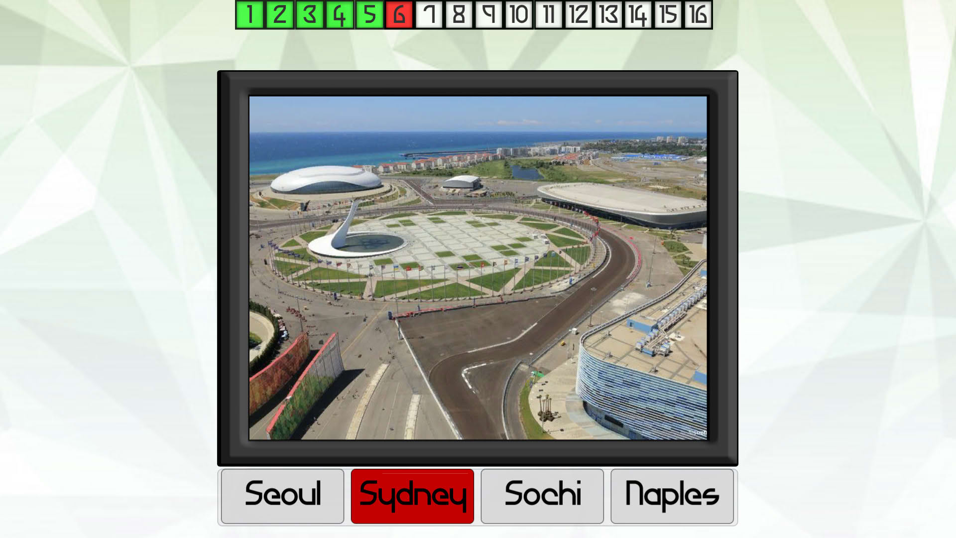 Screenshot for Test your knowledge: Cities