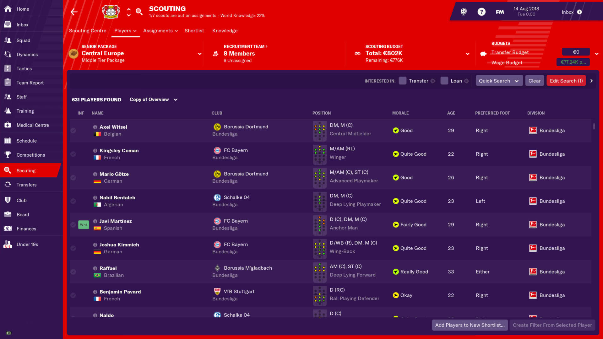Screenshot for Football Manager 2019