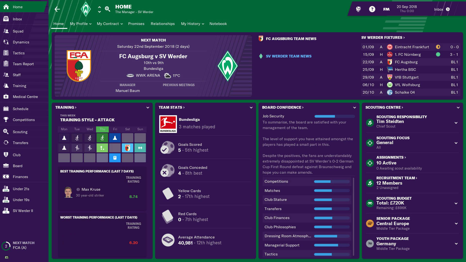 Screenshot for Football Manager 2019