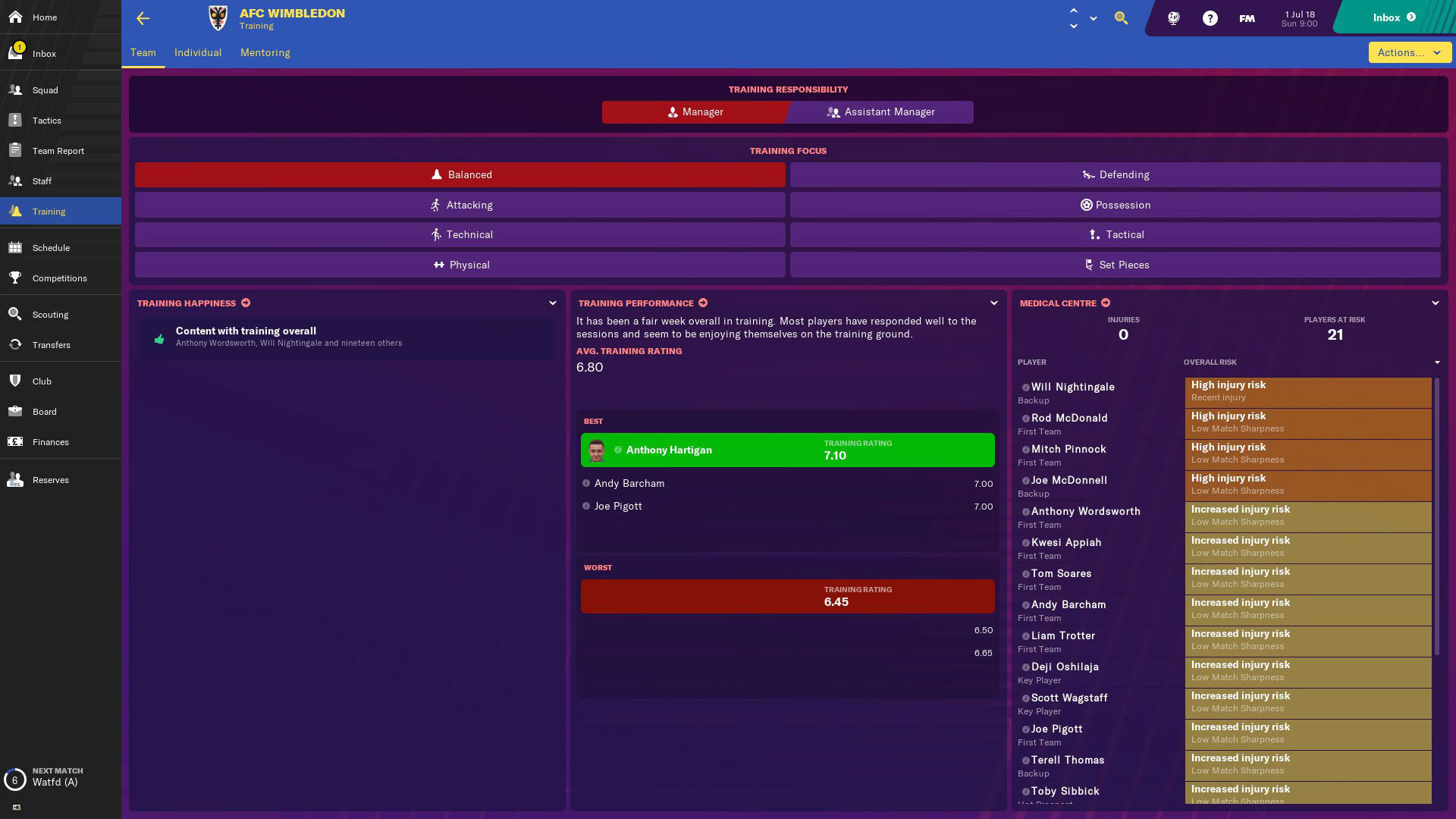 Screenshot for Football Manager 2019