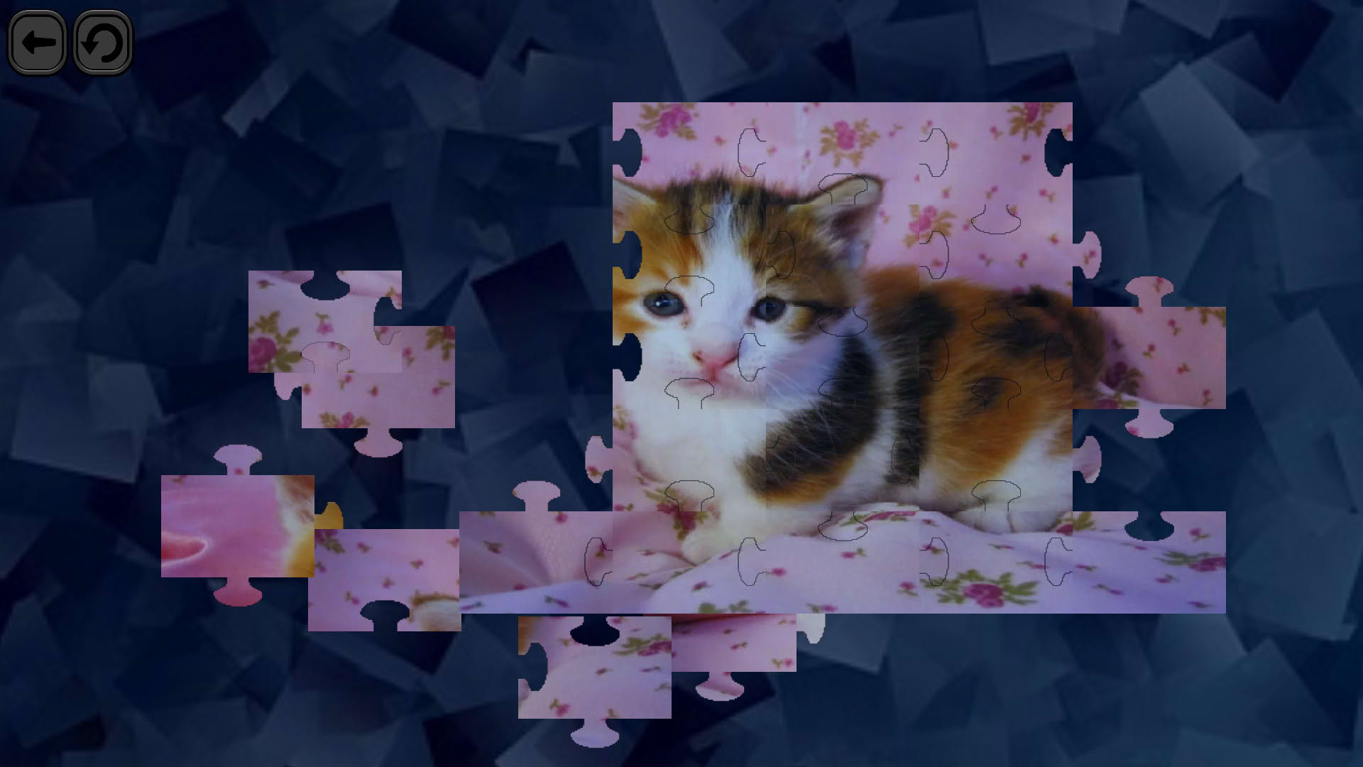 Screenshot for Puzzles for smart: Cats