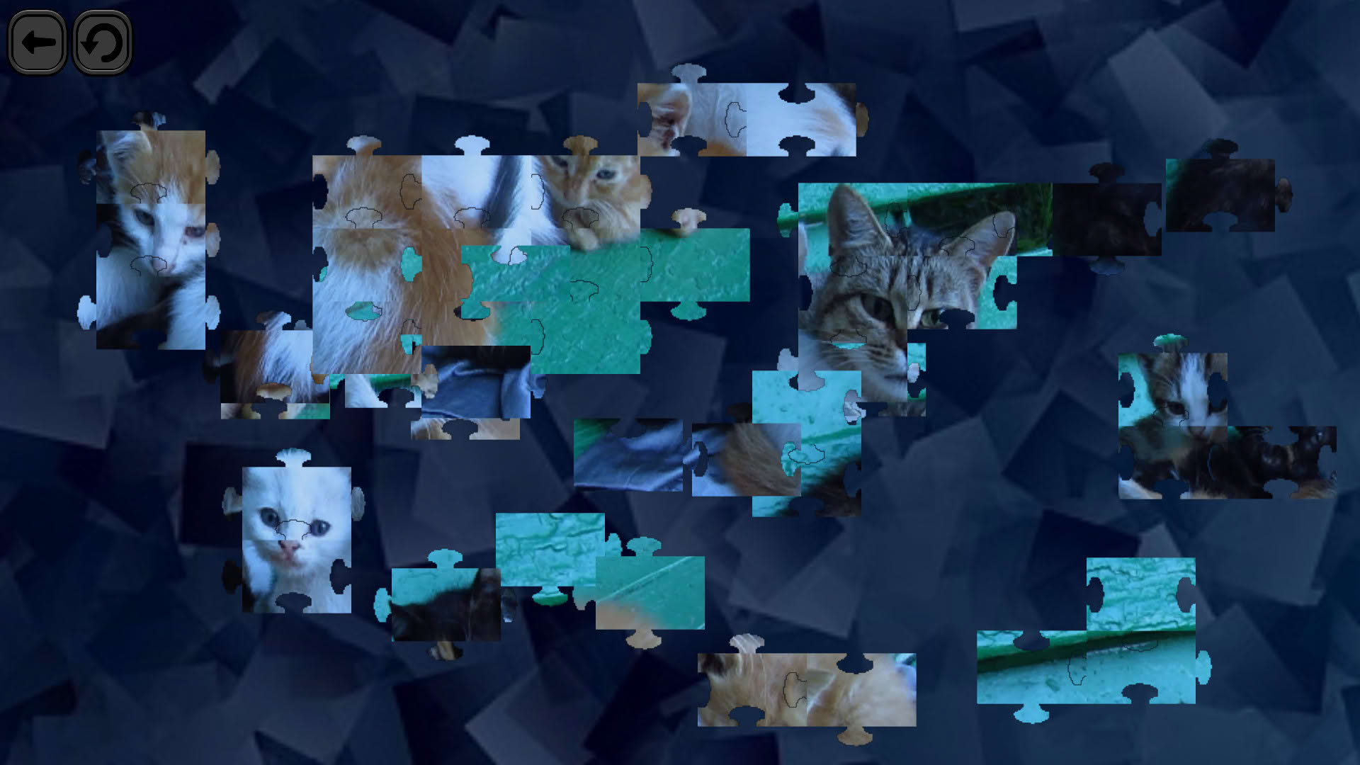 Screenshot for Puzzles for smart: Cats