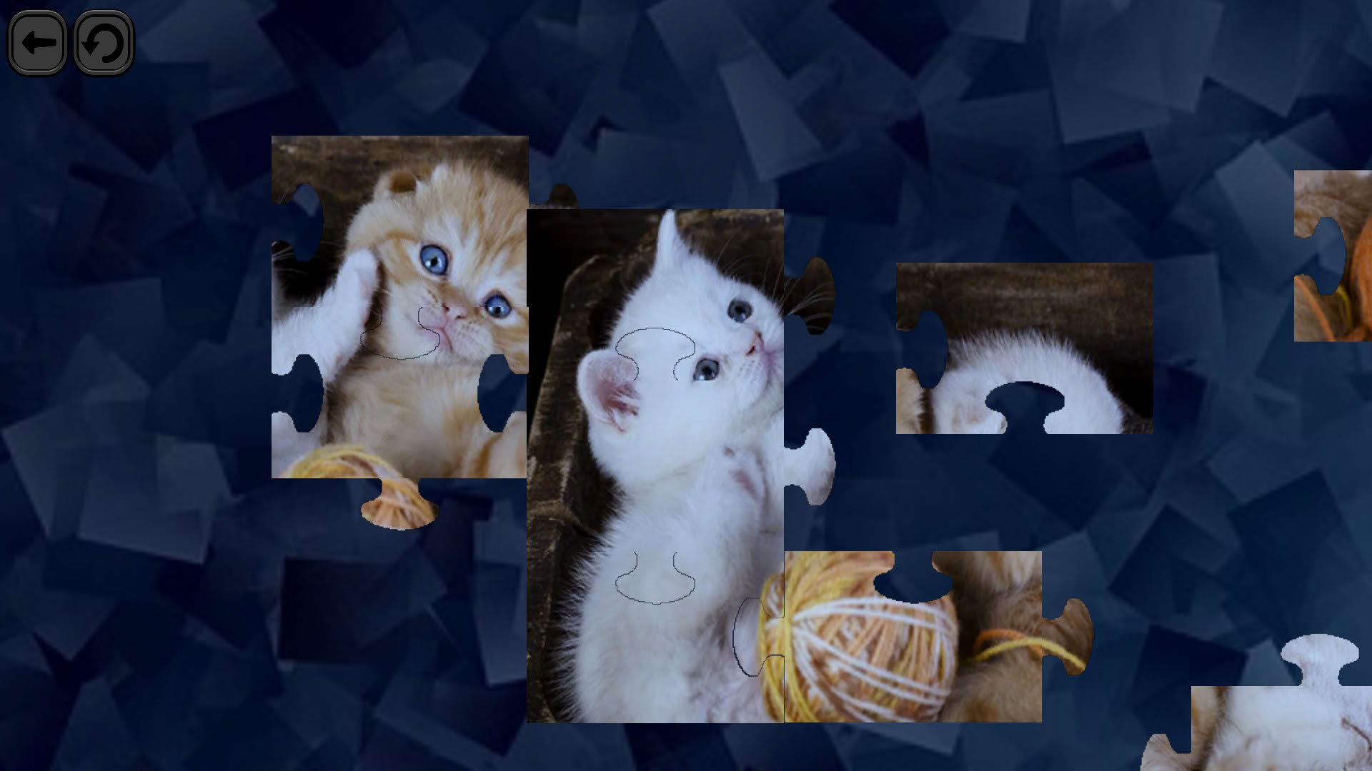 Screenshot for Puzzles for smart: Cats