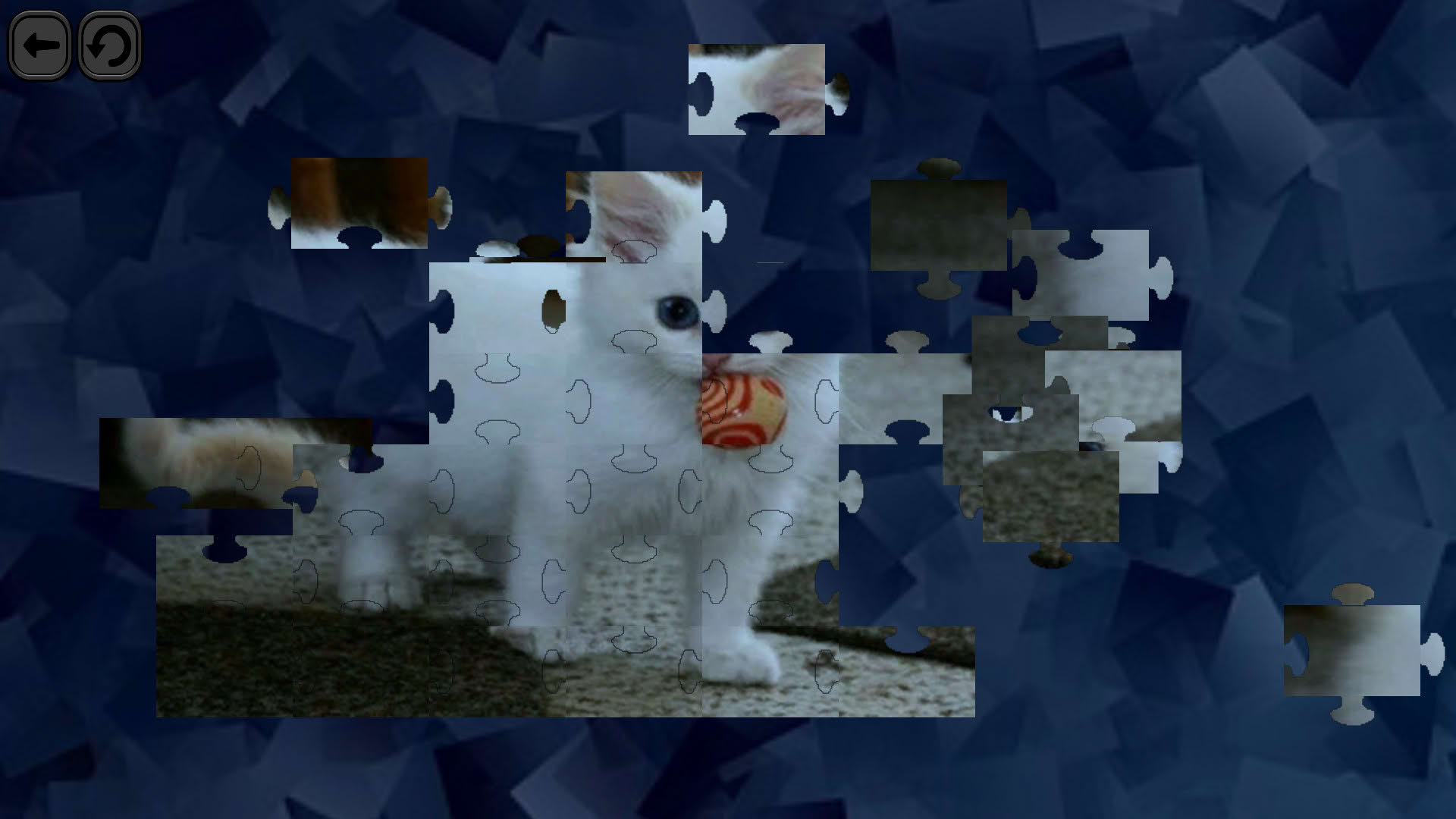 Screenshot for Puzzles for smart: Cats