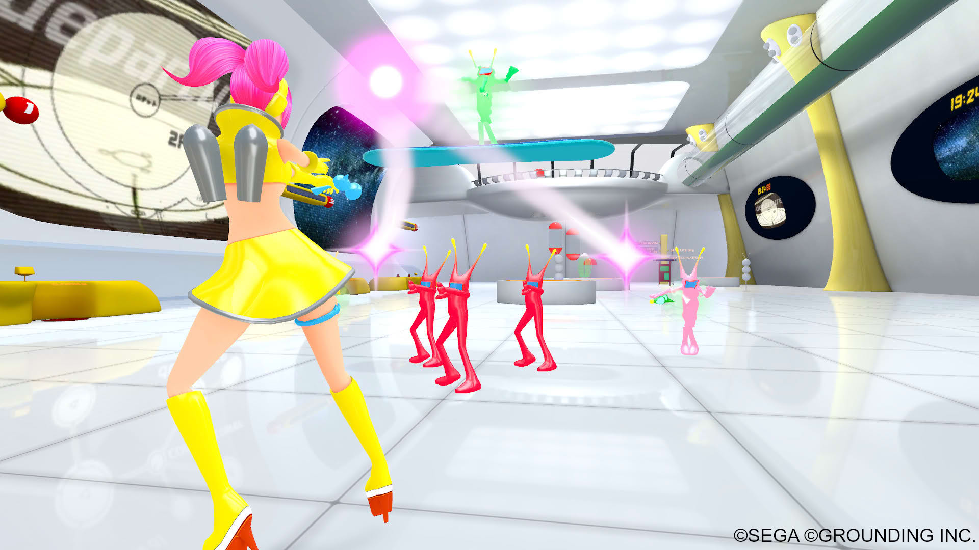 Screenshot for Space Channel 5 VR: Kinda Funky News Flash