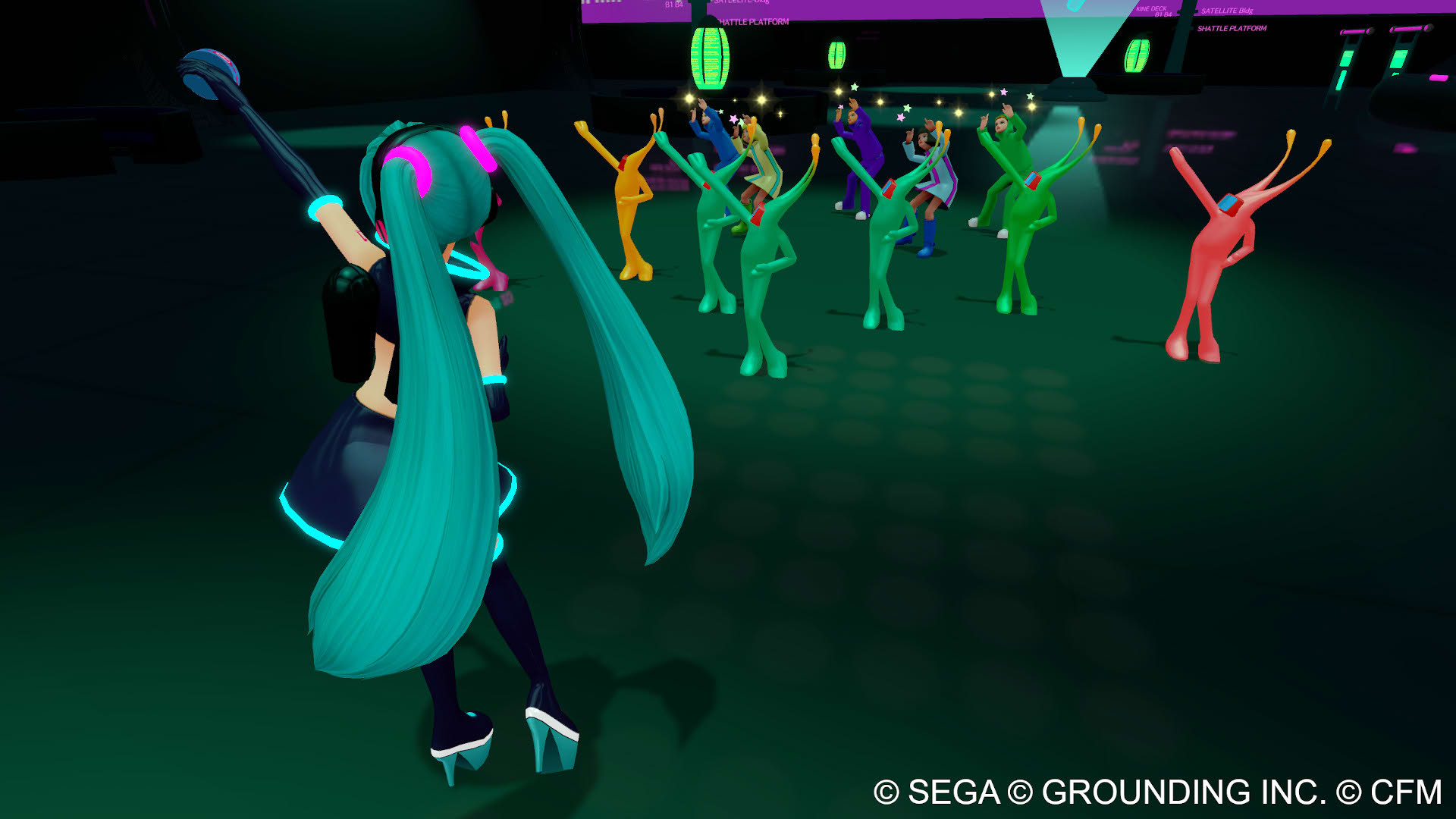 Screenshot for Space Channel 5 VR: Kinda Funky News Flash