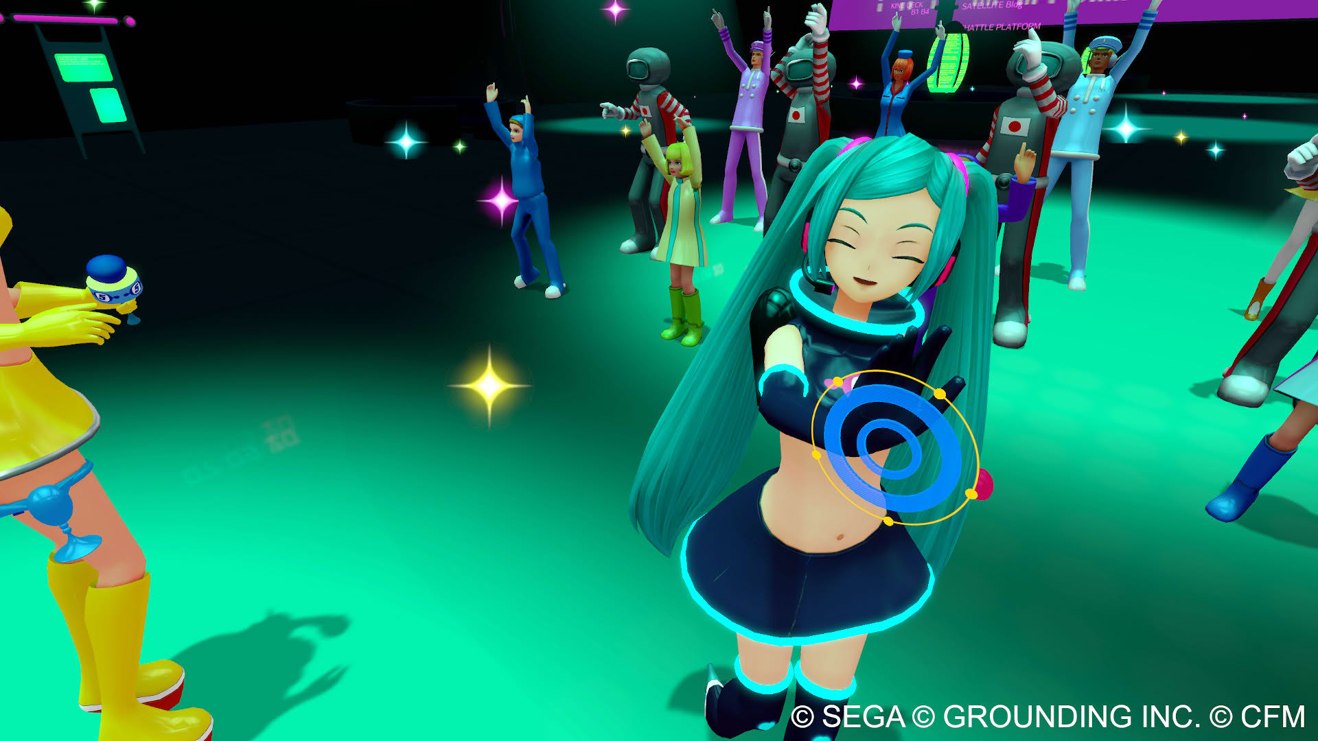 Screenshot for Space Channel 5 VR: Kinda Funky News Flash