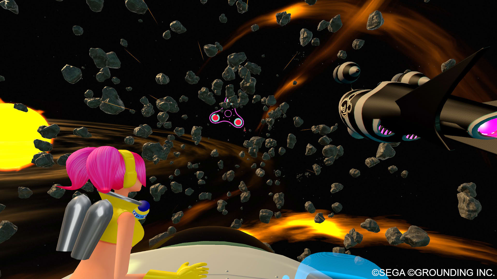 Screenshot for Space Channel 5 VR: Kinda Funky News Flash