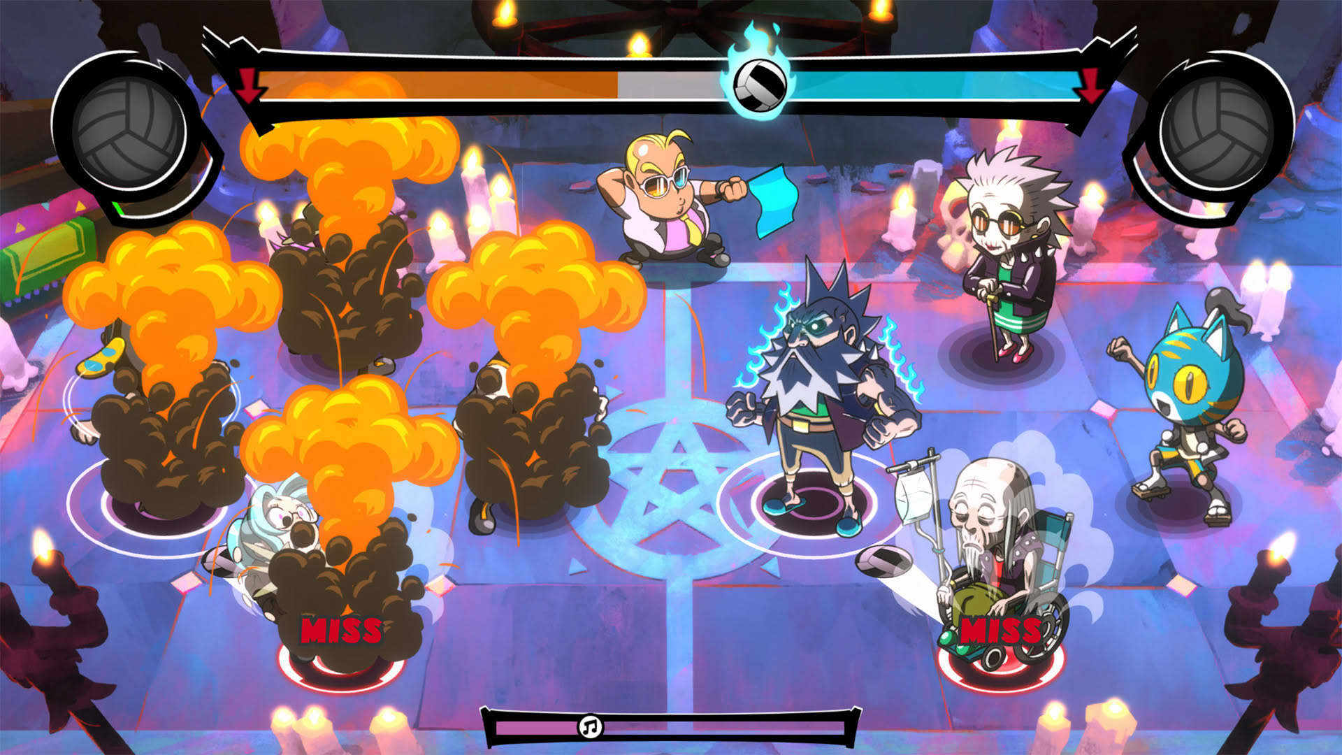 Screenshot for Super Dodgeball Beats