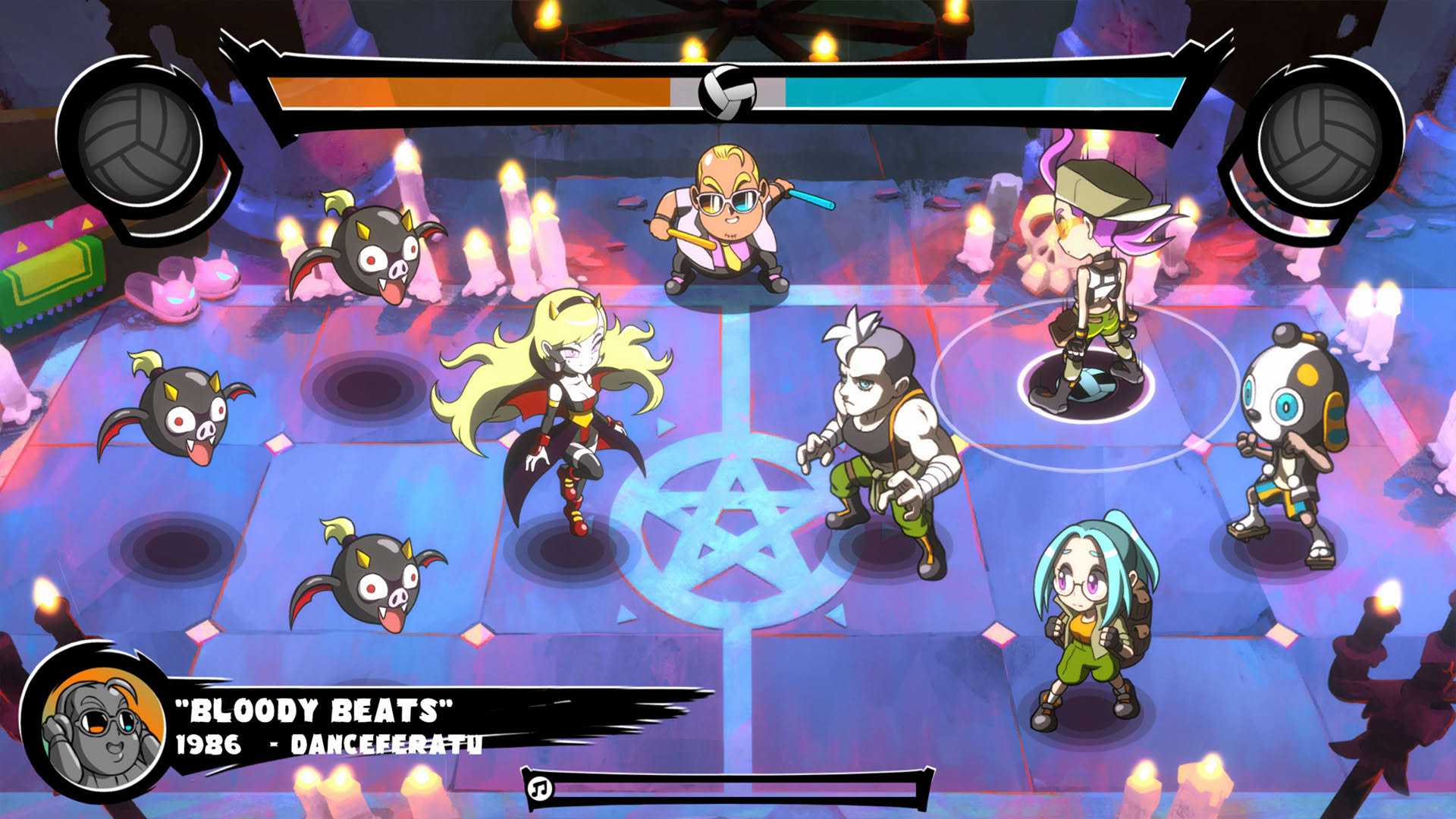Screenshot for Super Dodgeball Beats