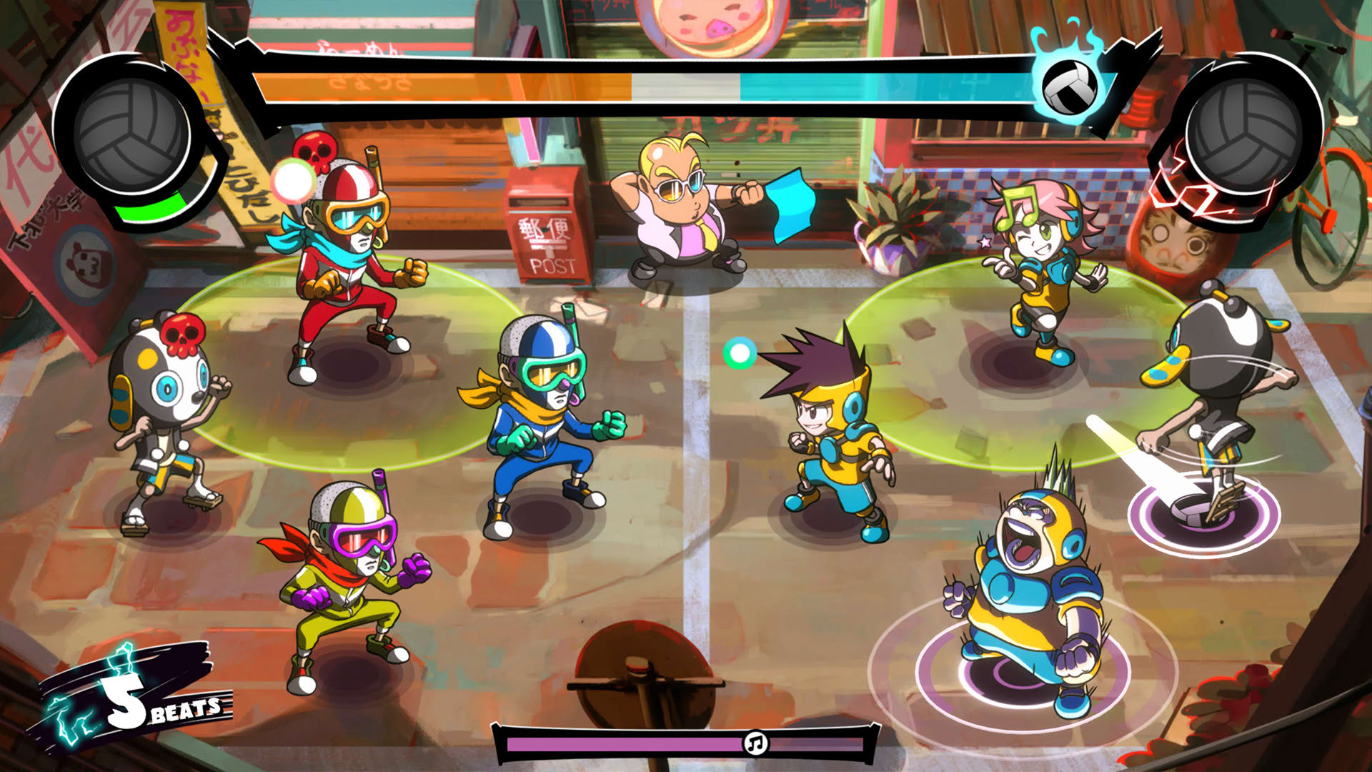 Screenshot for Super Dodgeball Beats