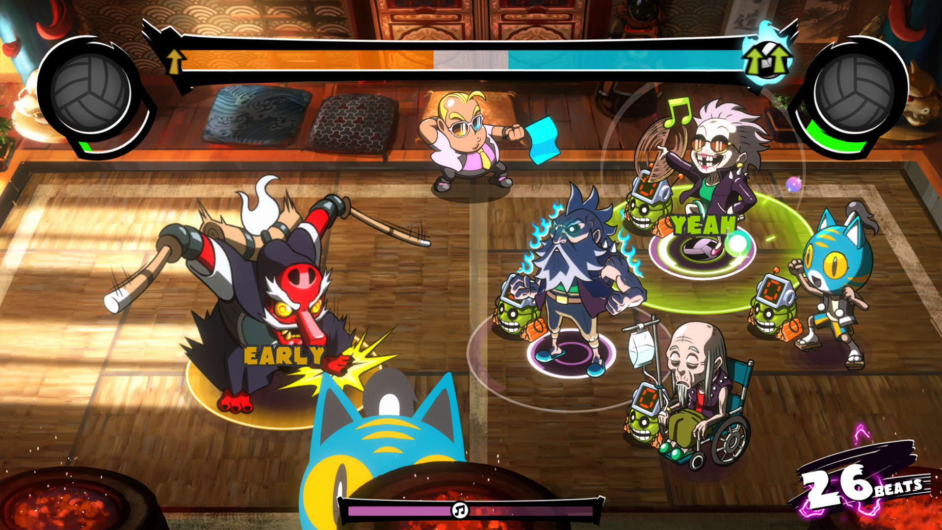 Screenshot for Super Dodgeball Beats
