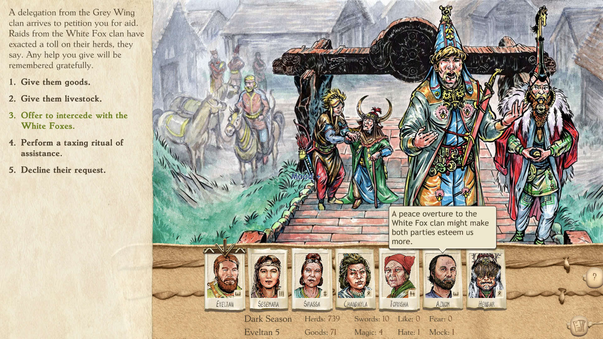 Screenshot for Six Ages: Ride like the Wind