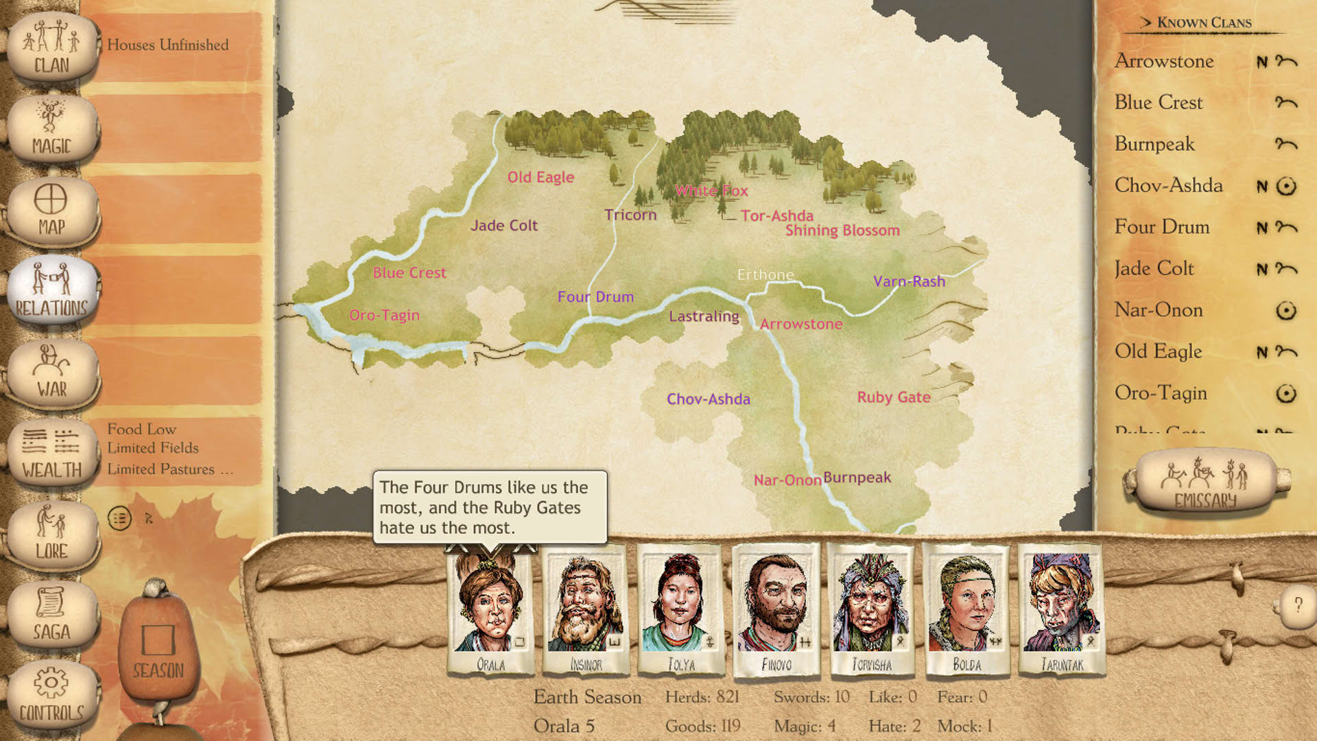 Screenshot for Six Ages: Ride like the Wind