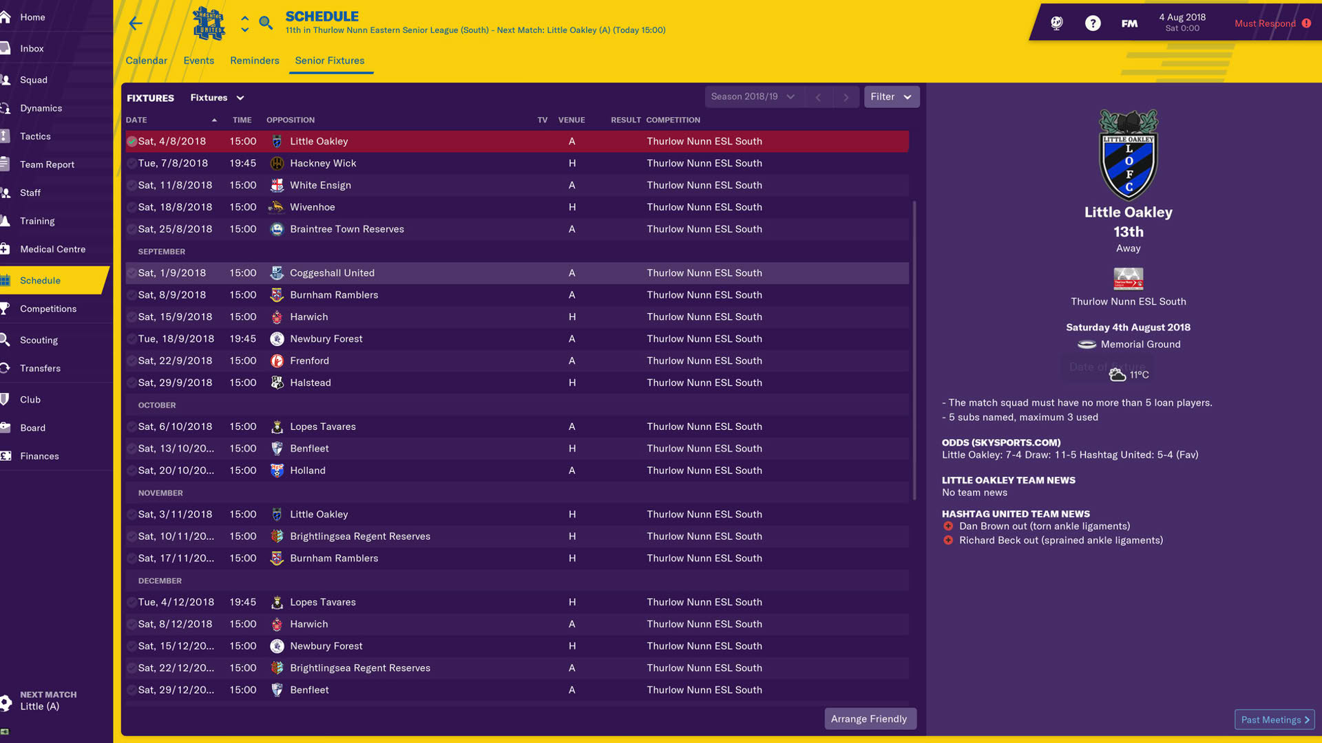 Screenshot for Football Manager 2019