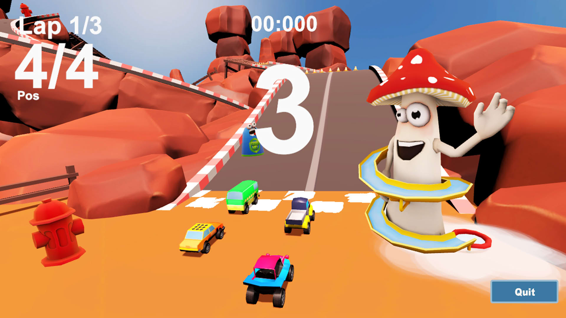 Screenshot for MiniCar Race