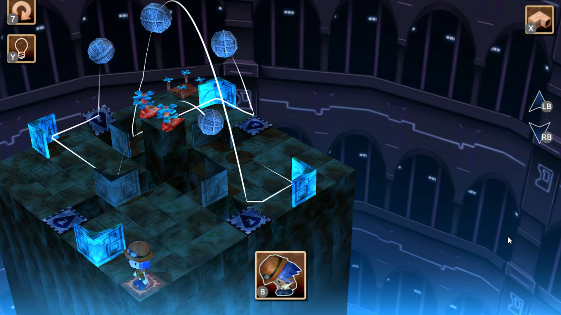 Screenshot for Pythagoras' Perpetual Motion Machine