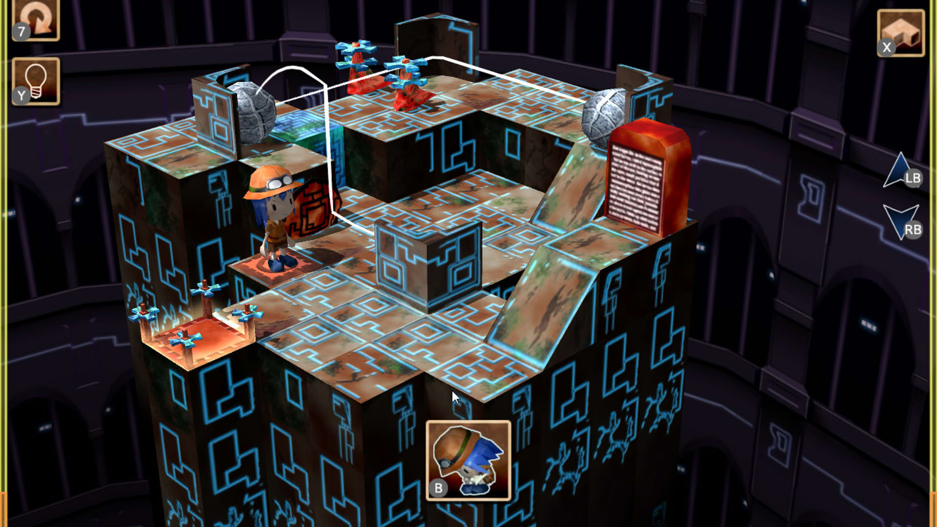 Screenshot for Pythagoras' Perpetual Motion Machine