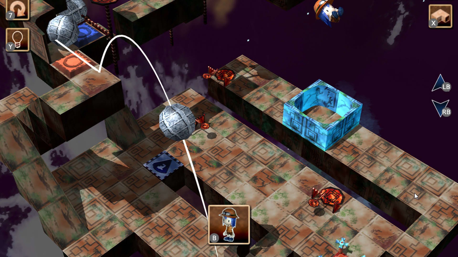 Screenshot for Pythagoras' Perpetual Motion Machine