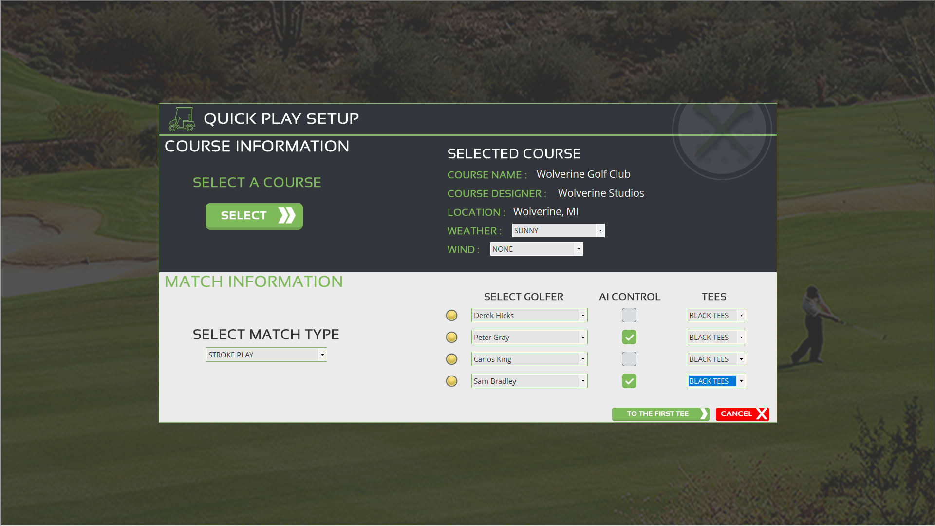 Screenshot for Draft Day Sports: Pro Golf