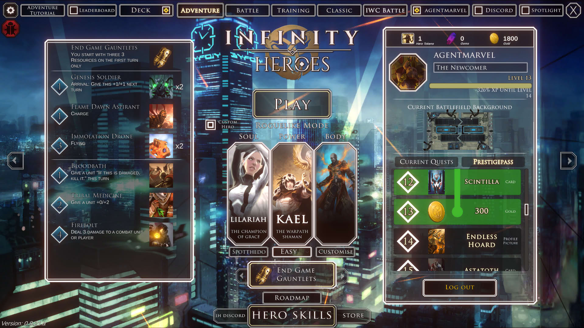 Screenshot for Infinity Heroes